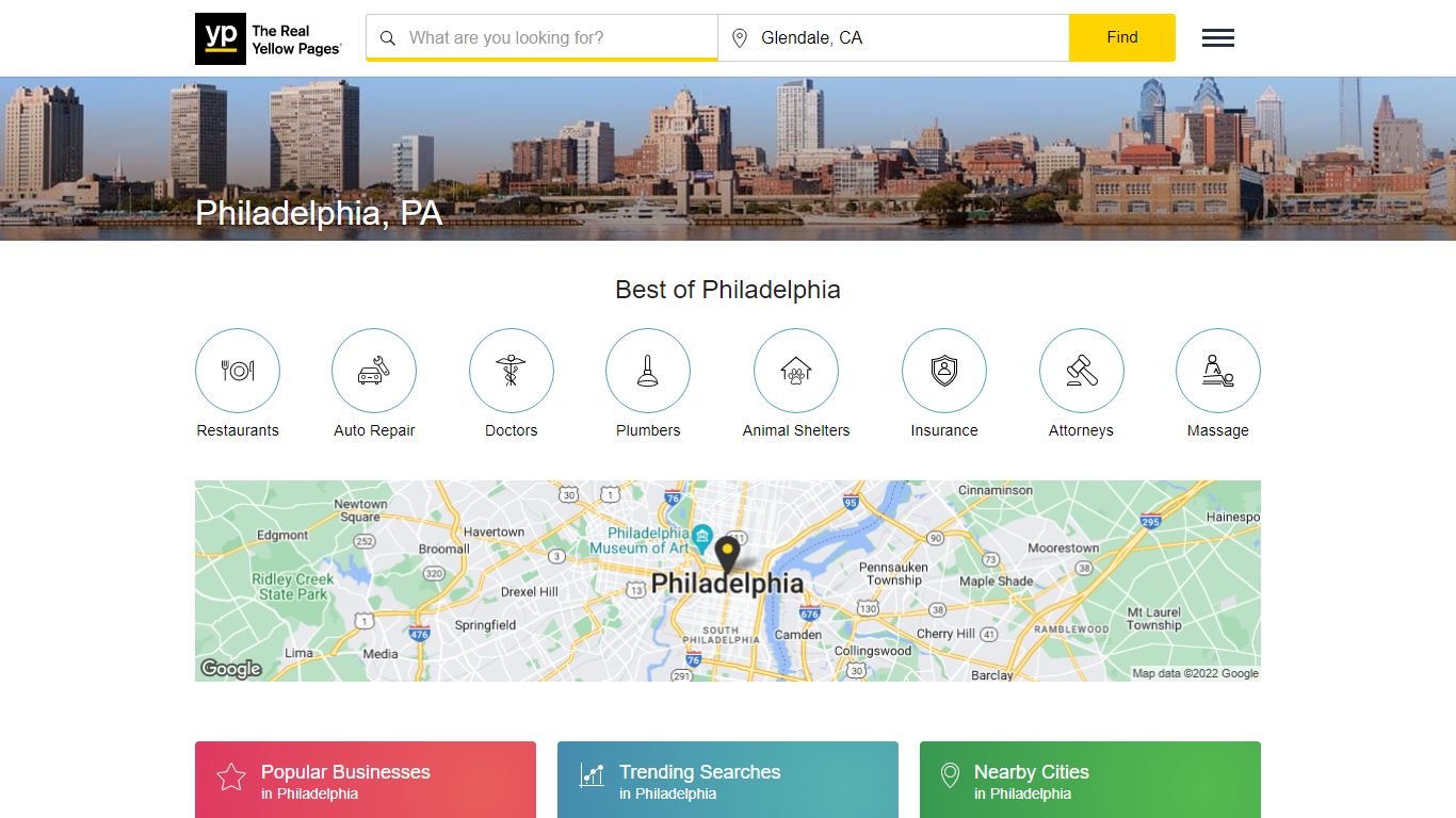 The Real Yellow Pages® - Philadelphia, PA Directory - YP.com